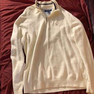 Tommy Hilfiger Men's Cotton Quarter Zip Sweater